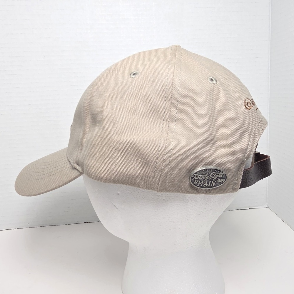 Disney‎ Twenty Eight and Main Hat Ball Cap adj Leather strap EUC - Picture 3 of 8